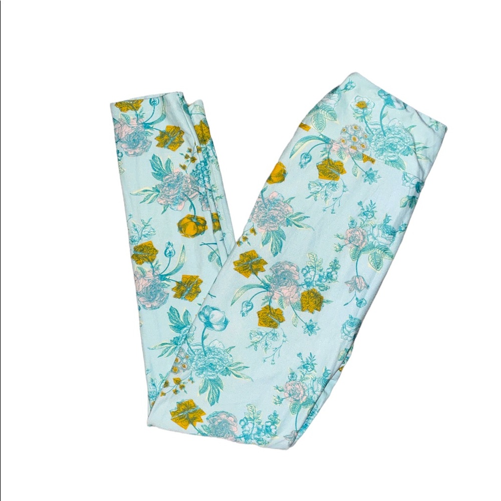 LuLaroe one size floral leggings